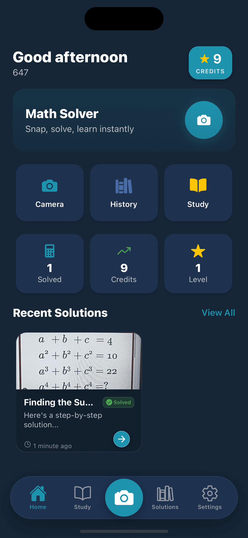 MathSolves Progress Dashboard